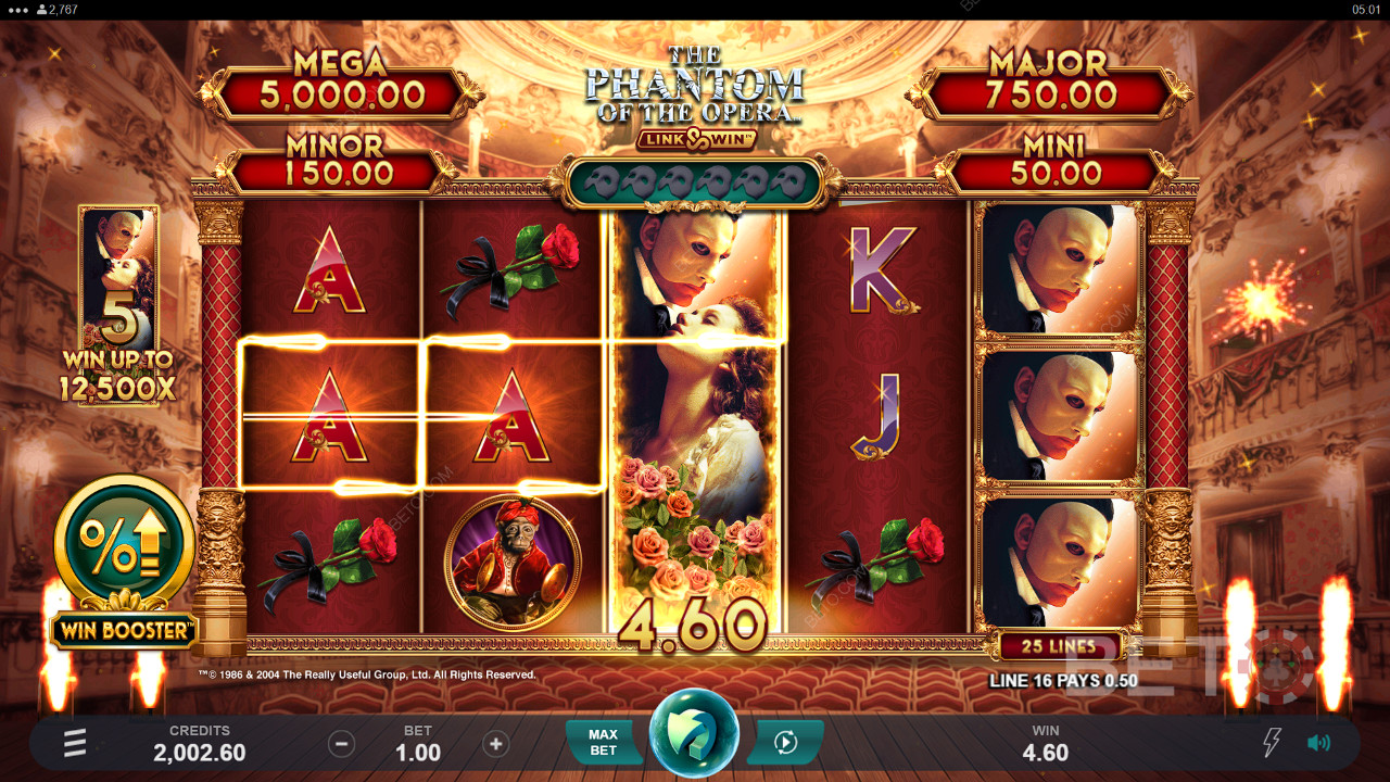 The Phantom of the Opera Link and Win Review av BETO Slots