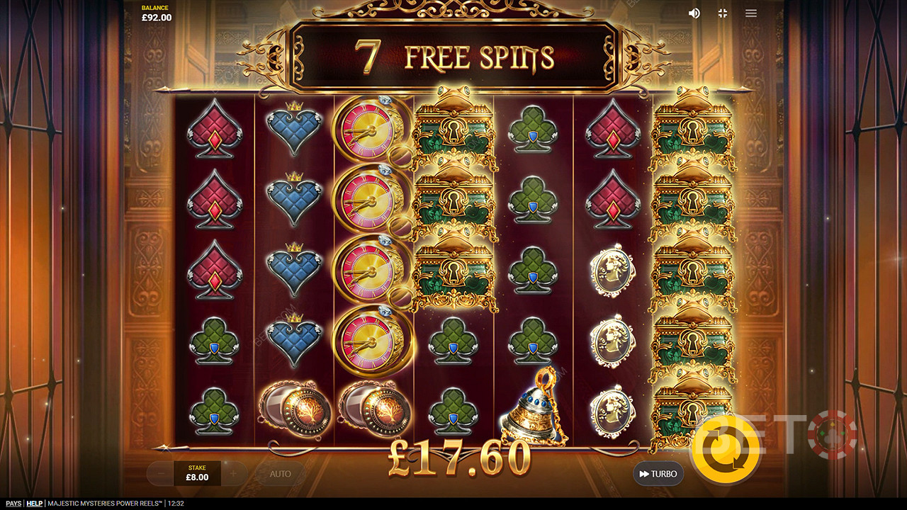 Majestic Mysteries Power Reels Spill Gratis