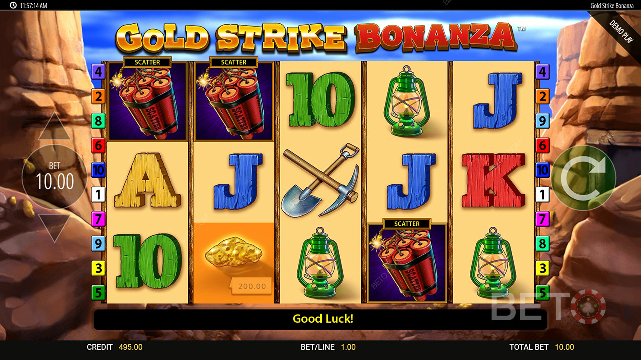 Gold Strike Bonanza Fortune Play Anmeldelse av BETO Slots