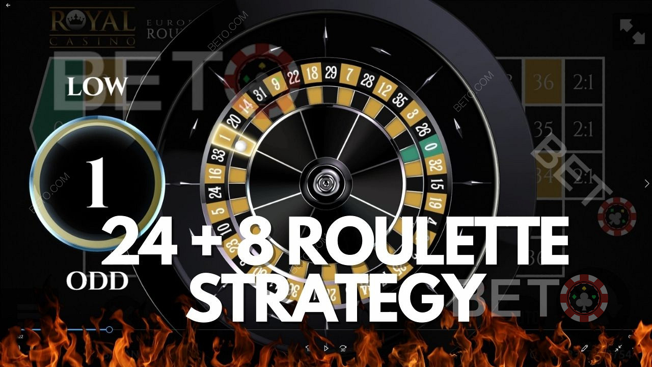 24 + 8 Roulette Strategi - Casino Betting System forklart