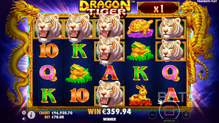 Dragon Tiger (Pragmatic Play)-automat – gratisspill og anmeldelser (2023)
