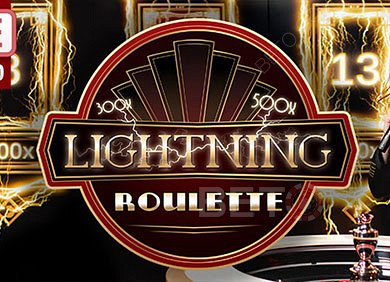 Lightning Roulette offers live tables with a real host.