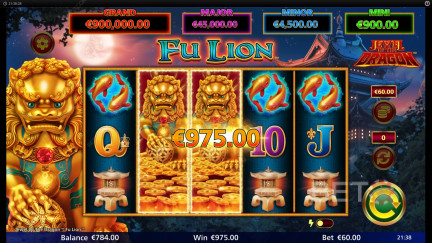 Jewel of the Dragon Fu Lion-automat – gratisspill og anmeldelser (2025)