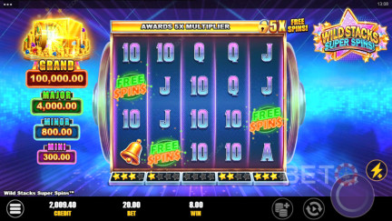 Wild Stacks Super Spins-automat – gratisspill og anmeldelser (2025)