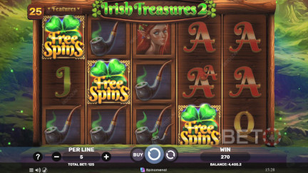 Irish Treasures 2-automat – gratisspill og anmeldelser (2025)