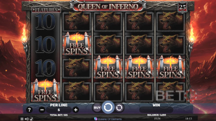 Queen of Inferno-automat – gratisspill og anmeldelser (2025)