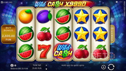 Wild Cash x9990-automat – gratisspill og anmeldelser (2023)