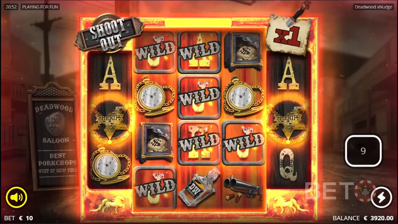 Spill en gratis demoversjon av Deadwood spilleautomaten