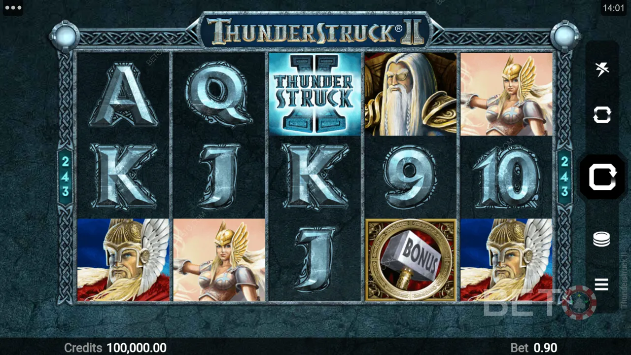 Vinne fantastiske utbetalinger på Thunderstruck II