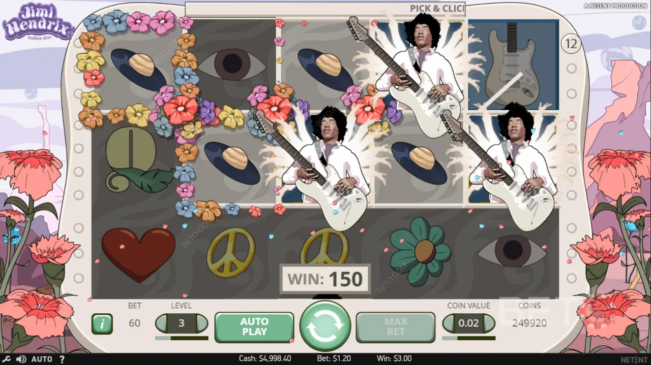 Spill av Jimi Hendrix Video Slot